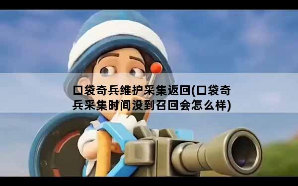 口袋奇兵维护采集返回(口袋奇兵采集时间没到召回会怎么样)